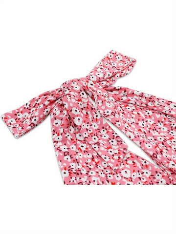 Women's Floral Print Summer Tank Top Skirt Dress - Sleeveless Hanging Neck A-Line Mini Dress with Elastic Waist & Pockets, Lightweight Casual Beachwear for Spring\u002FSummer, Beach Dresses, Summer Outfit, Flowy Fabric
