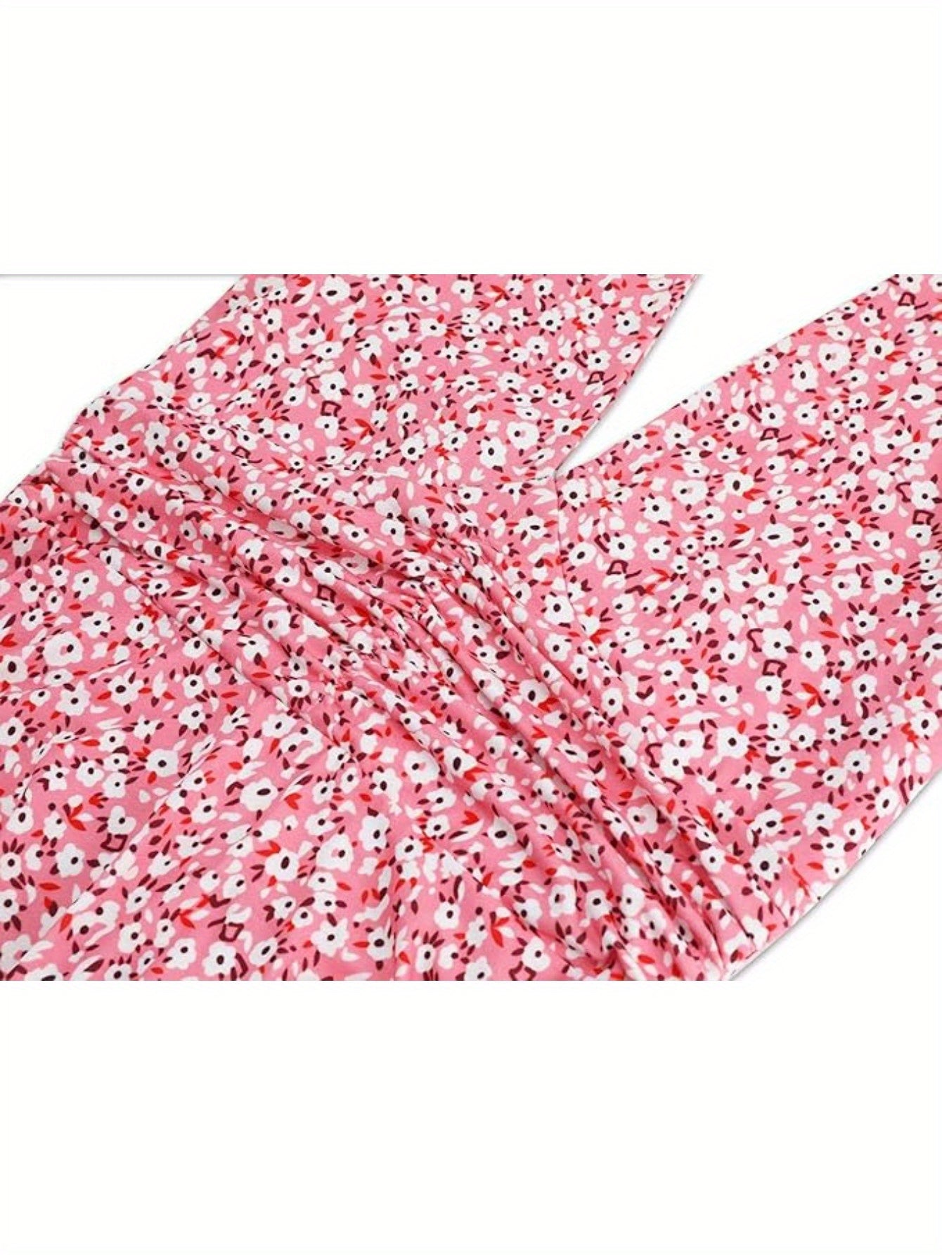 Women's Floral Print Summer Tank Top Skirt Dress - Sleeveless Hanging Neck A-Line Mini Dress with Elastic Waist & Pockets, Lightweight Casual Beachwear for Spring\u002FSummer, Beach Dresses, Summer Outfit, Flowy Fabric